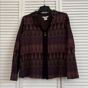 Multicolor Geometric Pattern Jacket